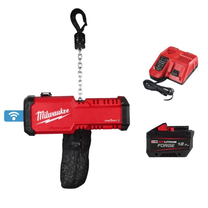 Polipasto De Cadena 1T Sin Escobillas M18 Con ONE-KEY M18BLCHTO-121 4933500224 MILWAUKEE