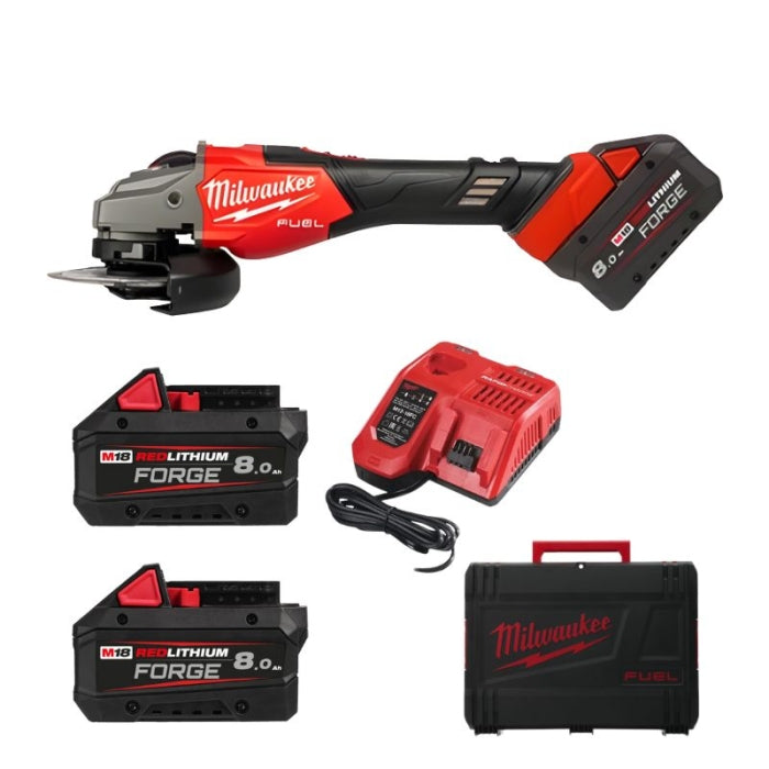 Amladora Angular M18 FUEL 125MM CON RAPIDSTOP M18FHSAG125XB2-802X 4933493416 MILWAUKEE