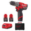 Taladro Percutor Subcompacto M12 FUEL Con Portabrocas Desmontable M12FPDX-202X 4933464136 MILWAUKEE