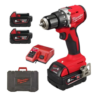 Taladro Percutor Compacto Sin Escobillas M18 M18BLPDRC-502C 4933492826 MILWAUKEE