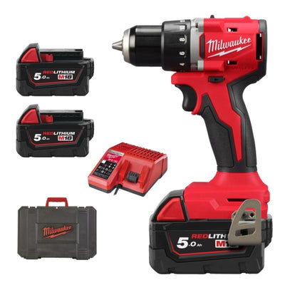 Taladro Atornillador Compacto Sin Escobillas M18 M18BLDDRC-502C 4933492835 MILWAUKEE