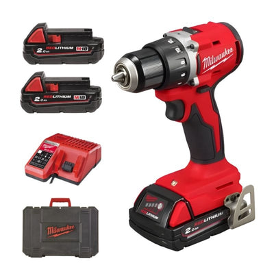 Taladro Atornillador Compacto Sin Escobillas M18 M18BLDDRC-202C 4933492833 MILWAUKEE