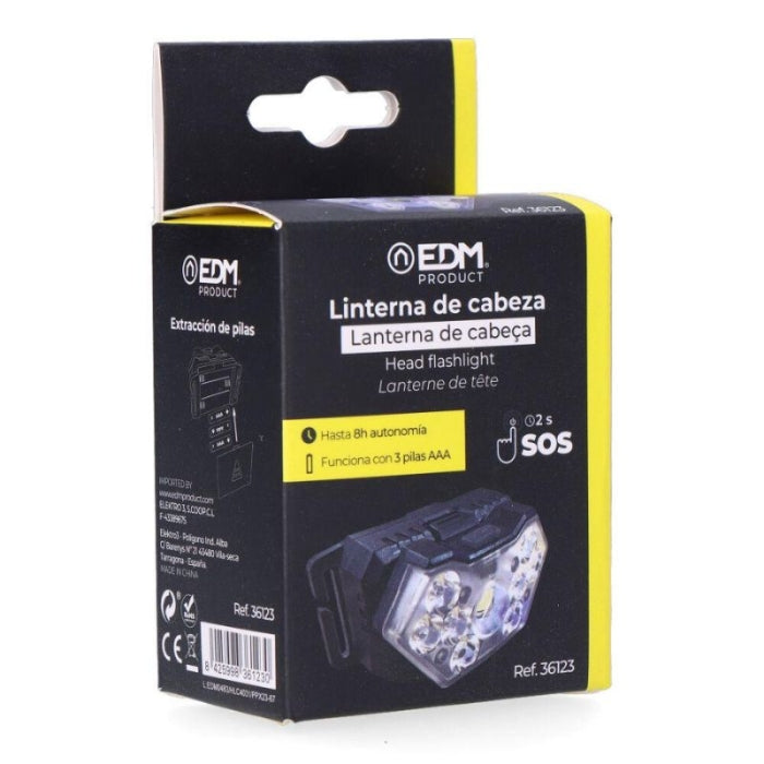 Linterna De Cabeza Inclinable A Pilas 5W EDM