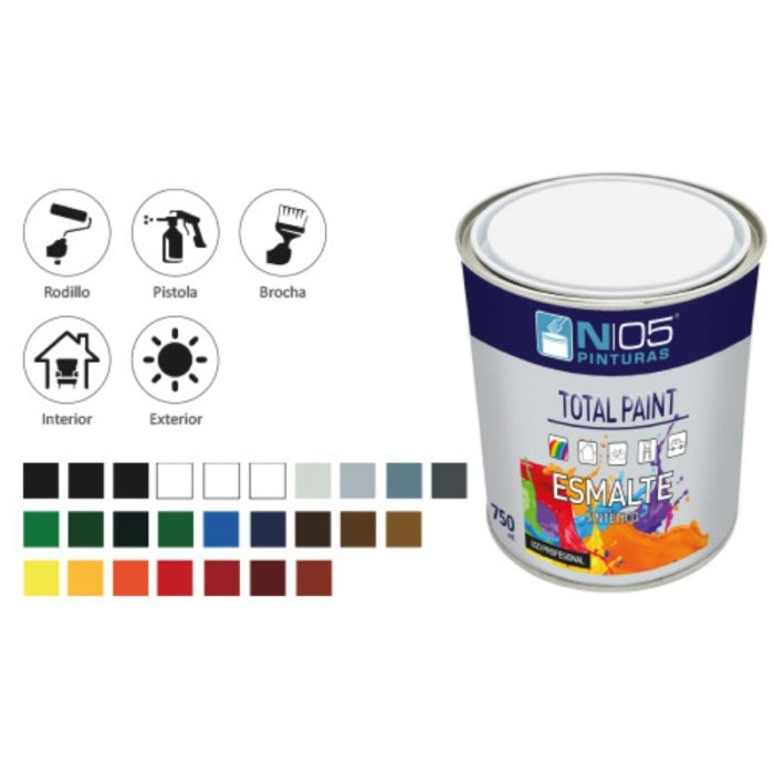 Esmalte Sintético Antioxidante Blanco MATE ARM 4 Litros
