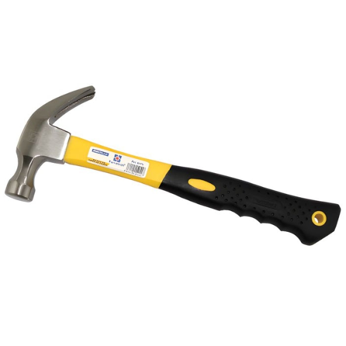 Martillo americano 28mm mango fibra de vidrio. Amarillo y Negro 24022 Ferrotech
