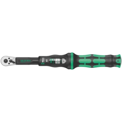 Llave Dinamométrica Con Carraca Reversible 2,5-25NM WERA