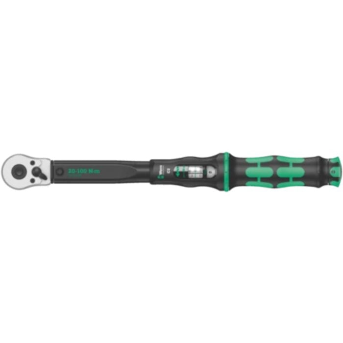 Llave Dinamométrica Con Carraca Reversible 20-100NM WERA