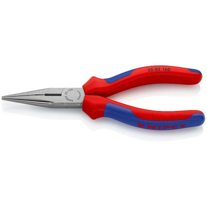 Alicate Boca Plana Larga Bimaterial KNIPEX 25 02 160