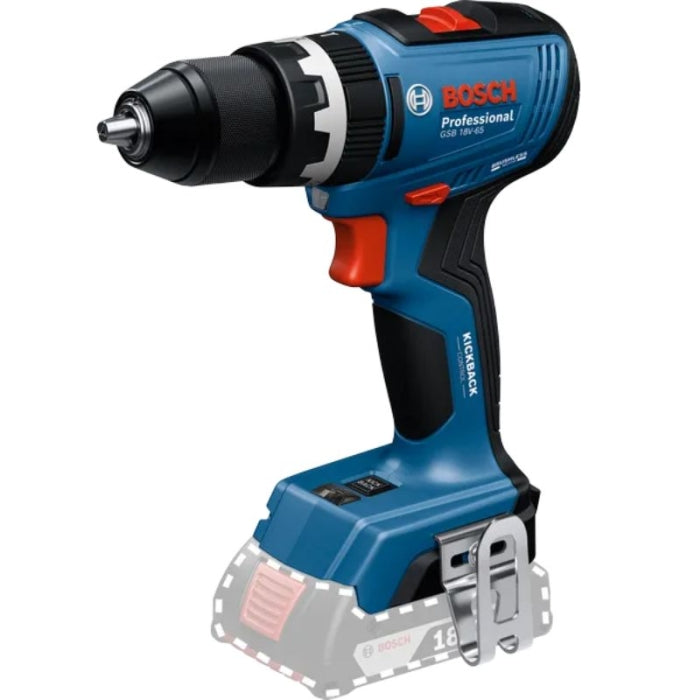 Combo Taladro GSB 18V-65 + Mini Amoladora GWS 18V-8 + 2 x 4AH BOSCH