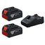 Combo Taladro GSB 18V-65 + Mini Amoladora GWS 18V-8 + 2 x 4AH BOSCH