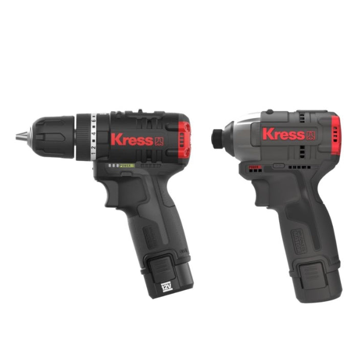 Taladro Atornillador Impacto 12V KRESS