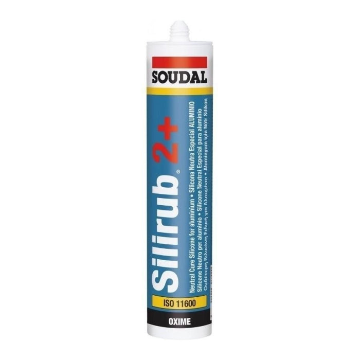 Silicona Neutra Silirub Translucido 2+ 300ml Soudal