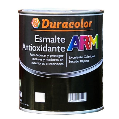 Esmalte Antioxidante Negro Efecto Forja 4 Litros ARM DURACOLOR