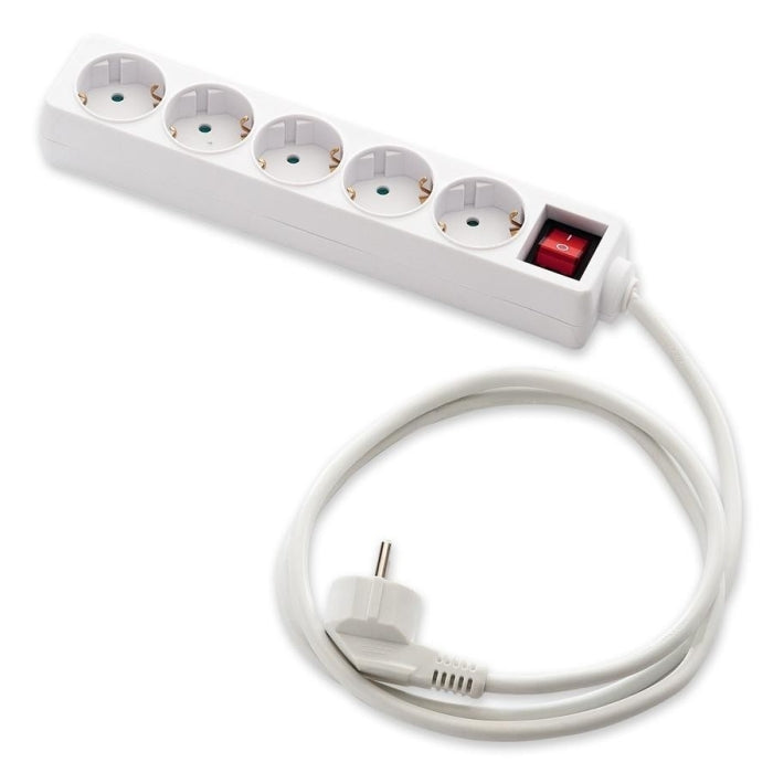 Regleta Base Múltiple 5 Tomas Interruptor Cable 1,5mts FAMATEL