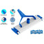 Limpiafondo 4 Ruedas cuerpo aluminio conector palomilla C/ Cerdas 34,5x13cm LQP-003/P FERROTECH