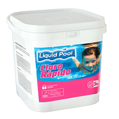 Cloro rápido en polvo 1Kg. Tratamiento de choque. LQP-008-1 Liquid Pool