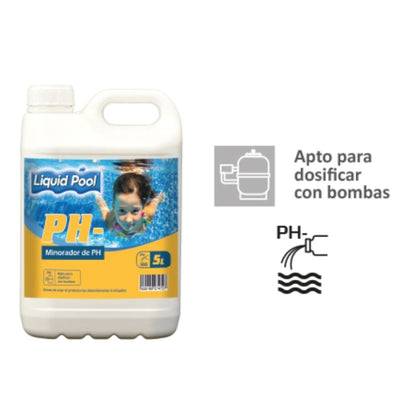 Minorador reductor de PH- 5L. RPH-5L Liquid Pool
