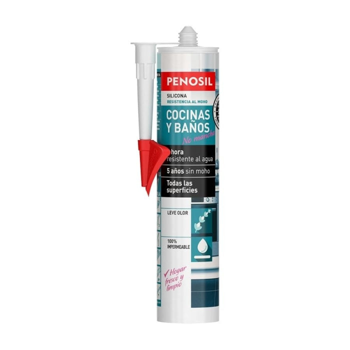SILICONA PENOSIL COCINAS Y BAÑOS TRANSLUCIDO 300ML