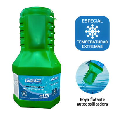 Invernador. Boya mantenimiento 2Kg. HTV-752 Liquid pool
