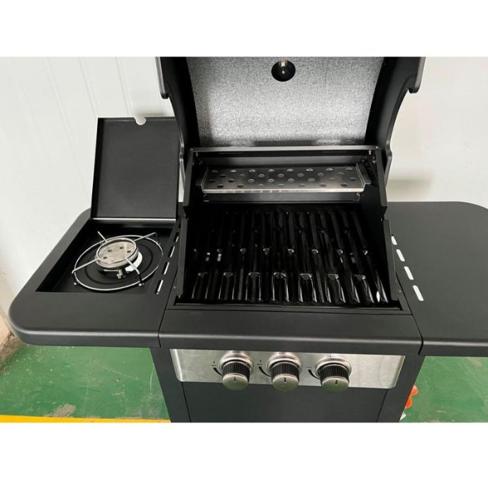 Barbacoa Gas 2 Quemadores + 1 Parrilla 500442 IRONSIDE GARDEN