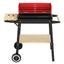 Barbacoa Carbón Rectangular Con Ruedas 83X43X86CM NATUUR