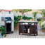 Mesa Barbacoa Resina Marrón EXT. 124 X 54 X 90 CM KETER