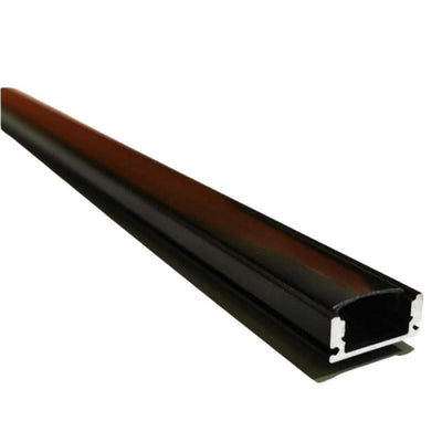 Perfil Superior 2mts STAR 33X32 Aluminio Negro SAHECO