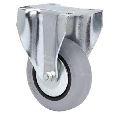 Rueda Fija Goma Gris 100mm 70kg 2-2460 ALEX