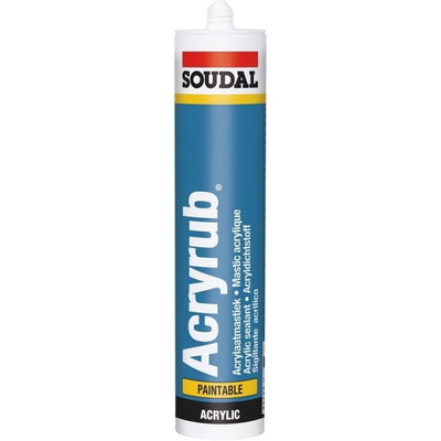 Masilla Acryrub Gris 310 ml Soudal