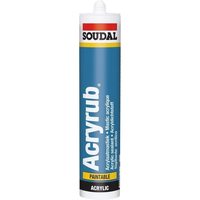 Masilla Acryrub Marron 310 ml Soudal