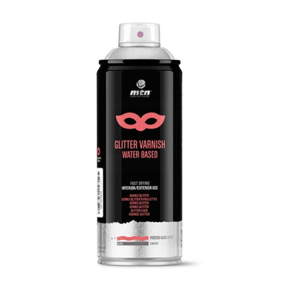 Spray Barniz Glitter Plata 400 ml MTN