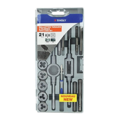 Estuche de Machos y Cojinetes (21 uds) TIVOLY