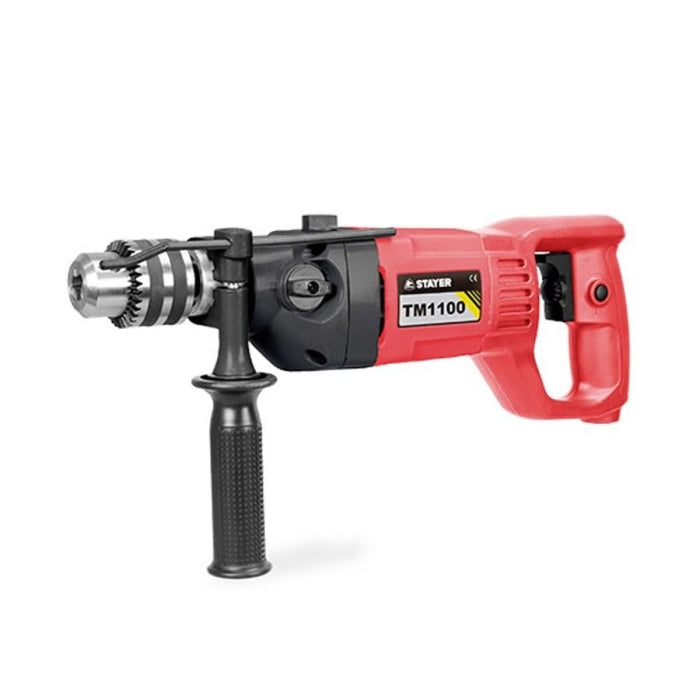 Taladro Percutor Profesional con Portabrocas Cremallera 16mm TM 1100 STAYER