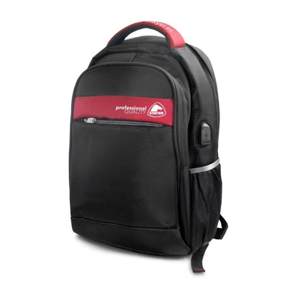 Mochila con toma USB para carga de móviles y portátiles STAYER