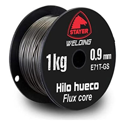 Bobina de Hilo Hueco 1KG 0,9MM E71T-GS STAYER