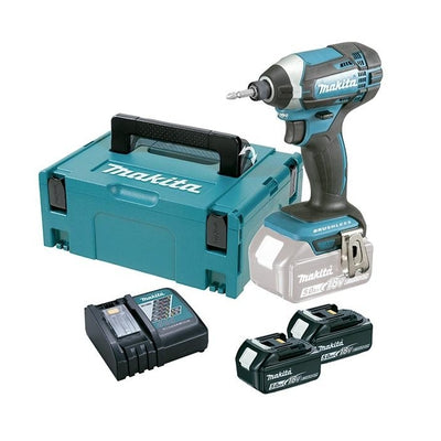 Atornillador de Impacto 18V 5,0Ah 165Nm Makpac  2 Bat. DTD152RTJ MAKITA