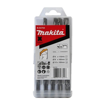 Set de Brocas SDS-PLUS 6/6/8/8/10 MAKITA B-54704