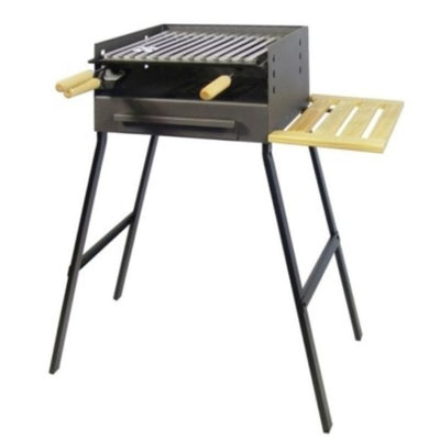 Barbacoa Carbón con Parrilla Inox EL ZORRO