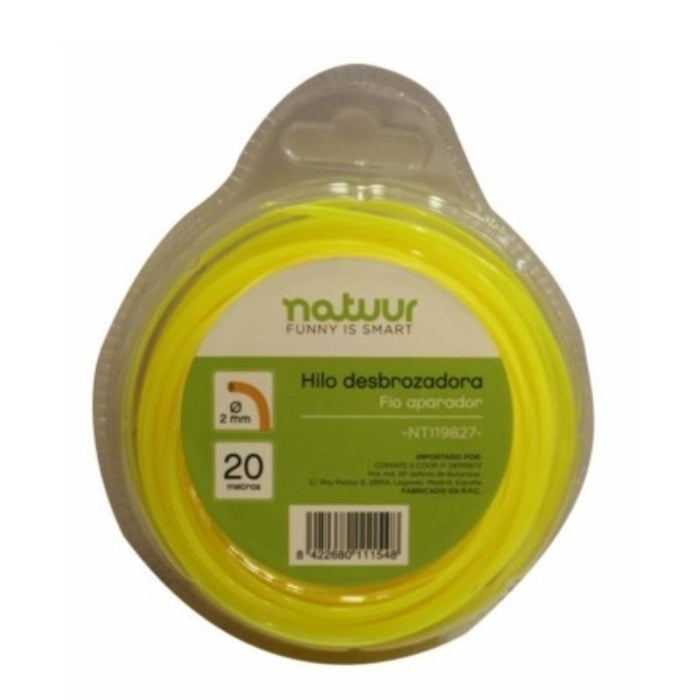 Hilo Desbrozador Redondo Nylon 2MM 20MT NATUUR