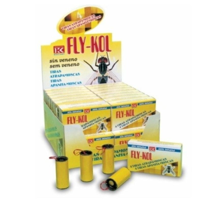 Tira Adhesiva Atrapamoscas FLY-KOL