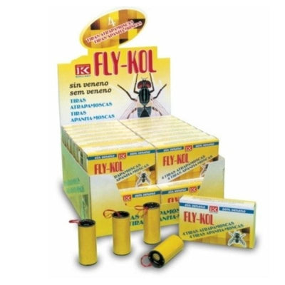 Tira Adhesiva Atrapamoscas FLY-KOL