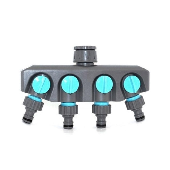 Conector de Riego para Jardín con 4 vías Regulables RAP NATUUR