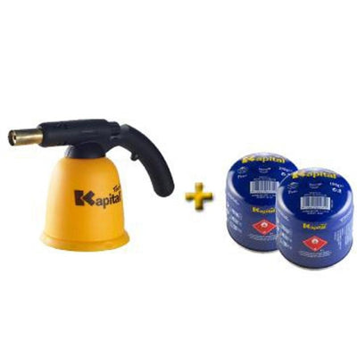 Pack Candileja + 2 Cartuchos Butano 200 KT527P KAPITAL