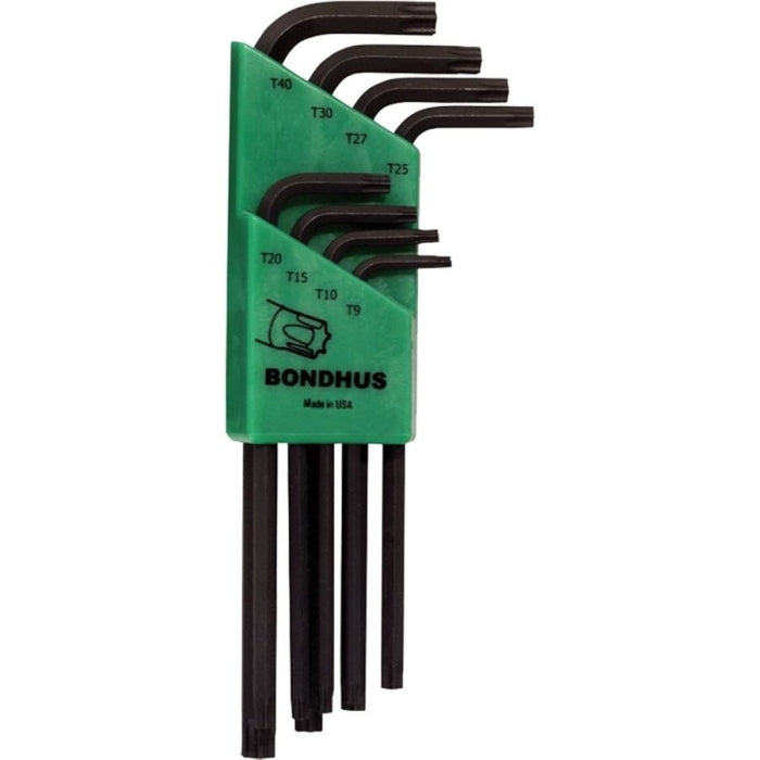 Juego Llaves Largas Torx Inviolables T9-T40 32434 BONDHUS