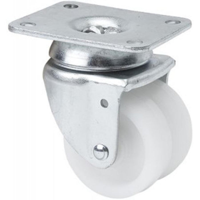 Rueda Polipropileno Blanco 50mm 90Kg  ALEX  2-0040