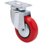 Rueda Poliuretano Rojo 80mm 70Kg ALEX 2-2461