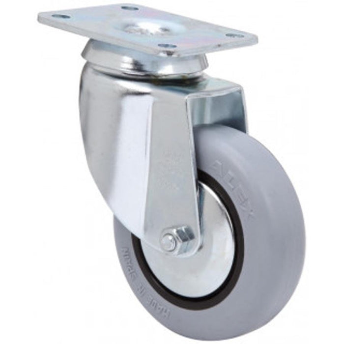Rueda Goma Gris 80mm 60Kg  ALEX 1-0180