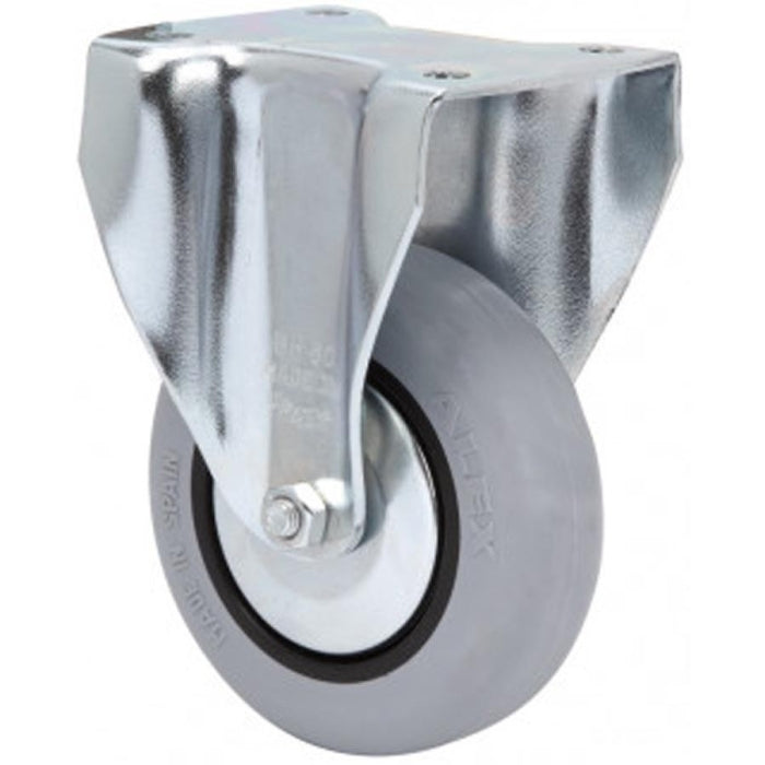 Rueda Goma Gris 80mm 60Kg  ALEX  2-2459