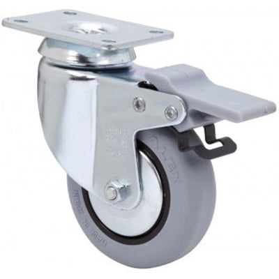 Rueda Goma Gris 80mm 60Kg  ALEX 1-0386