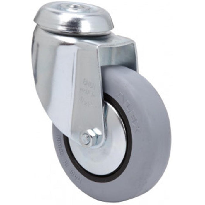 Rueda Goma Gris 80mm 60Kg  ALEX 1-0179